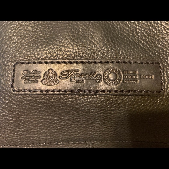 Fossil black leather bag - Picture 7 of 8
